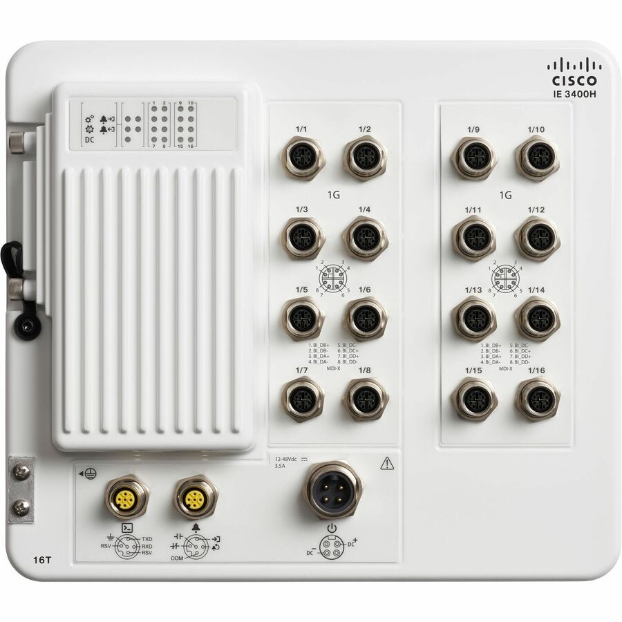 CATALYST IE3400 HEAVY DUTY W/ 16 GE M12 INTERFACES, IP67, NE