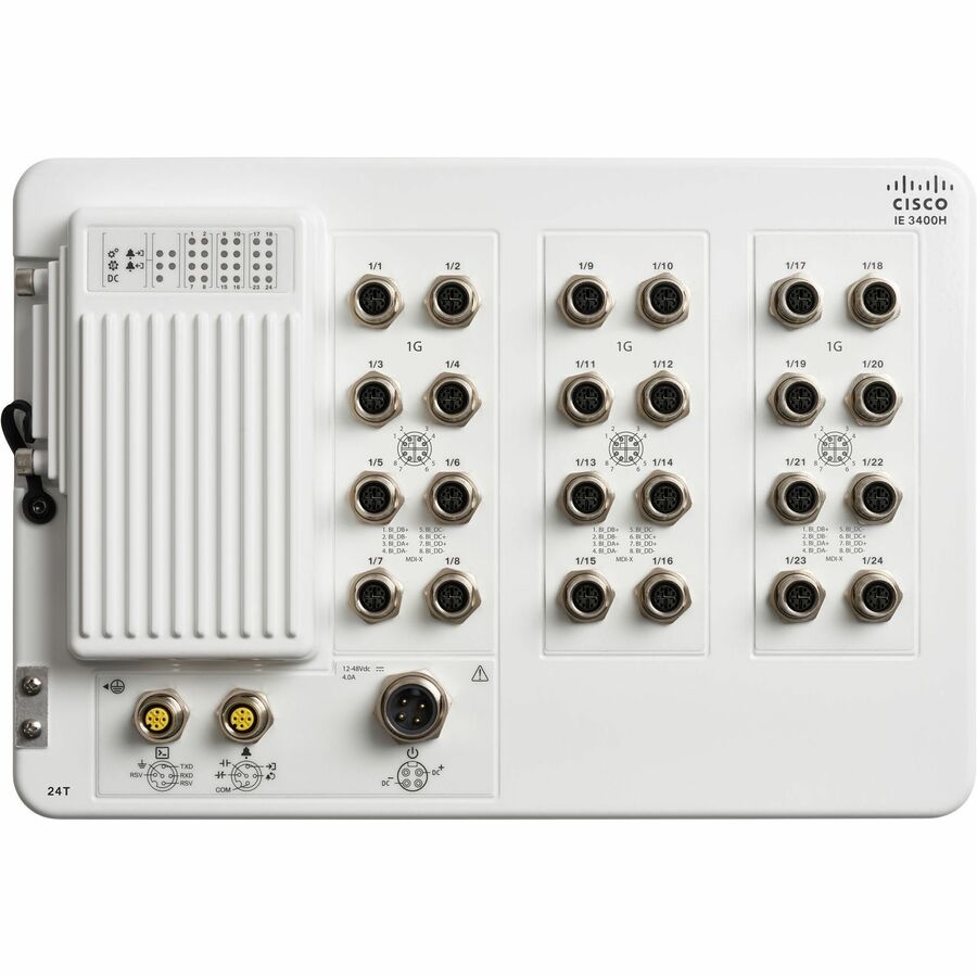 CATALYST IE3400 HEAVY DUTY W/ 24 GE M12 INTERFACES, IP67, NE