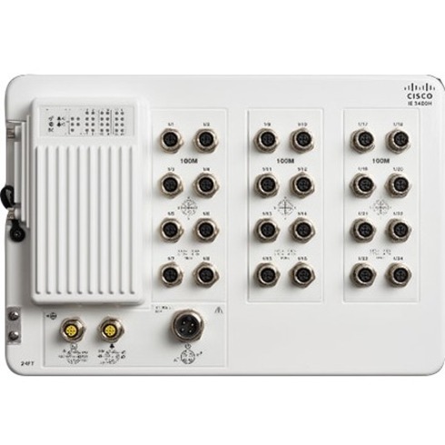 CATALYST IE3400 HEAVY DUTY W/ 24 FE M12 INTERFACES, IP67, NE