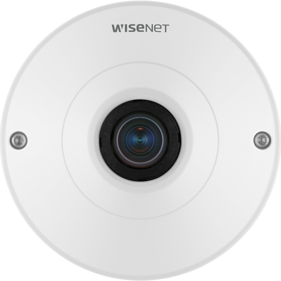 WISENET Q SERIES NETWORK INDOOR FISHEYE DOME CAMERA, 12MP CMOS SENSOR, MAX RESOL