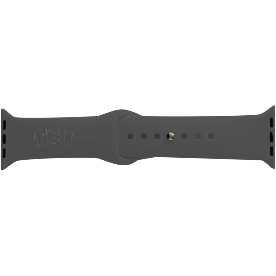 TEXAS CHRISTIAN UNIVERSITY V2-APPLE WATCH WRIST BAND, 42-44MM, CHARCOAL MATTE, C