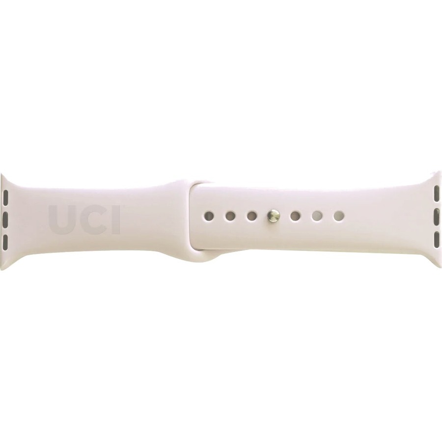 UNIVERSITY OF CALIFORNIA-IRVINE-APPLE WATCH WRIST BAND, 42-44MM, WHITE MATTE, CL