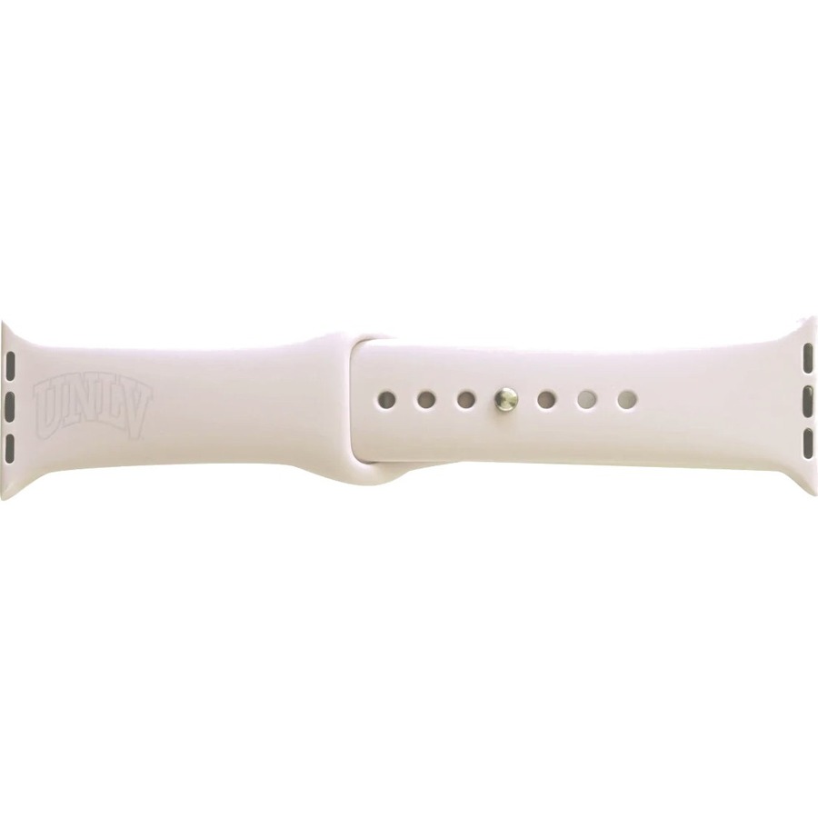 UNIVERSITY OF NEVADA-LAS VEGAS-APPLE WATCH WRIST BAND, 38-40MM, WHITE MATTE, CLA
