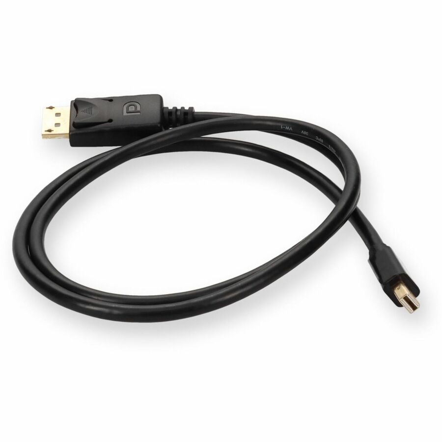 ADD-ON 3FT MDP TO DP M/M BLACK CABLE