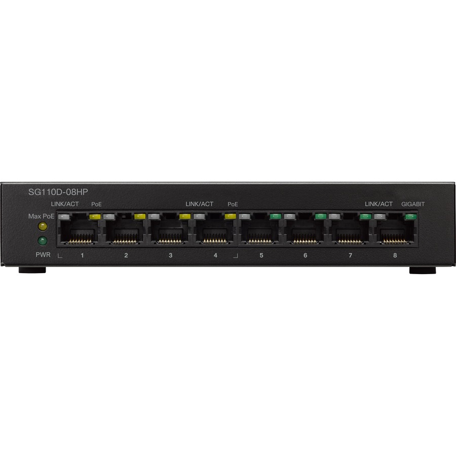 SG110D-08HP 8-PRT POE GIGABIT DESKTOP SW REMANUFACTURED