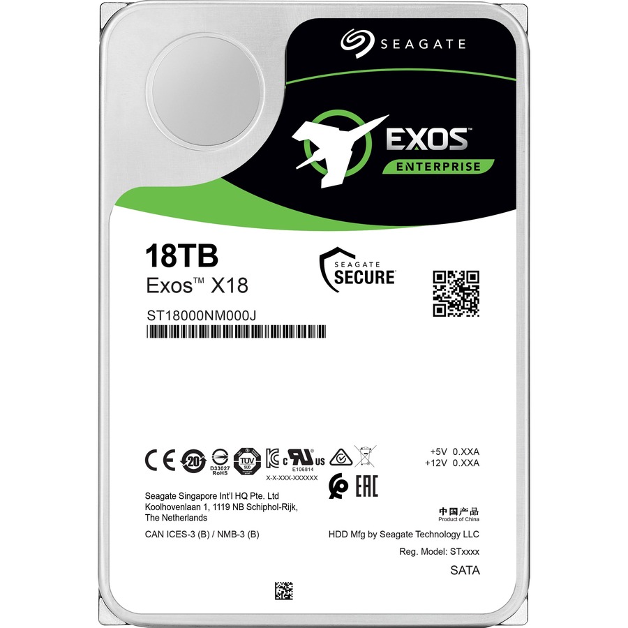 Exos X18 18TB 512e SATA