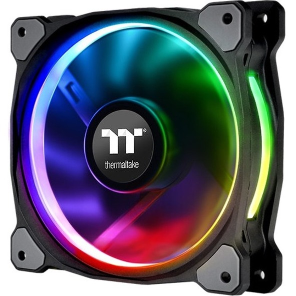 120MM HIGH-STATIC PRESSURE FAN WITH PATENTED 16.8 MILLION COLORS LED RING AND 12
