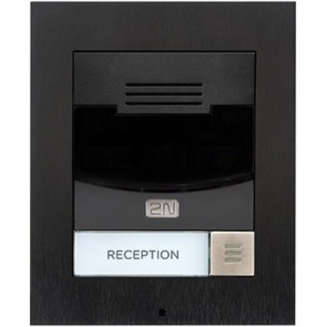 2N IP SOLO WITHOUT CAMERA SURFACE MOUNT BLACK