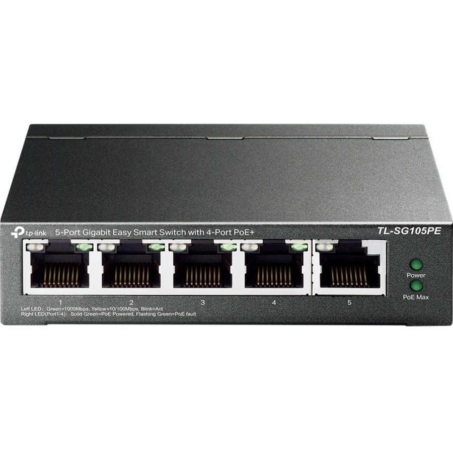 5-PORT GIGABIT EASY SMART SWITCH WITH 4-