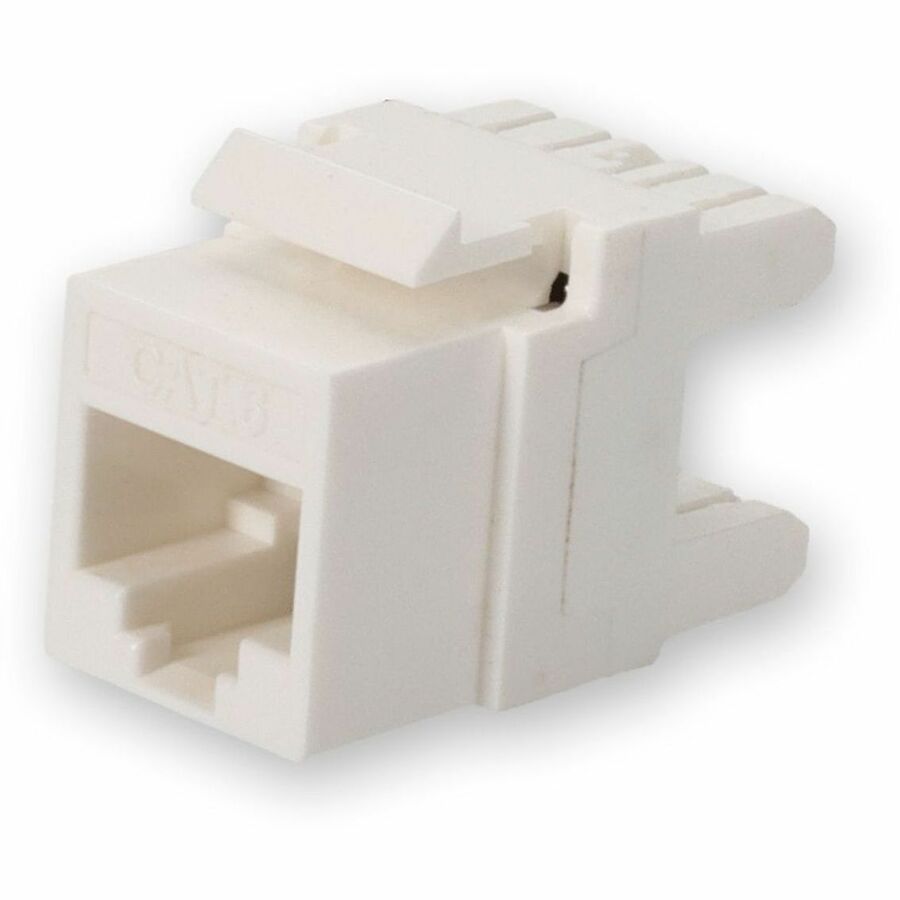 ADDON CAT6 UTP PUNCH DOWN KEYSTONE JACK DUAL IDC WITH CLEAR DUST CAP 180 DEGREE