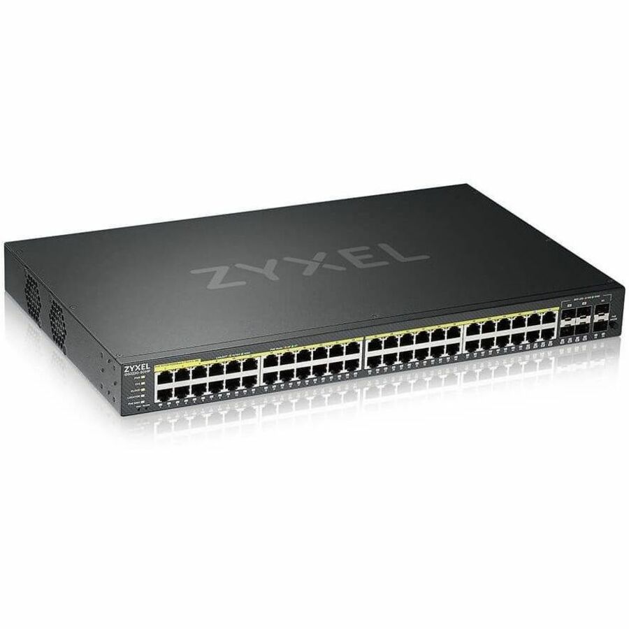 Zyxel GS2220-50HP 48-Port Gig PoE+ Switch | Managed, Nebula Pro