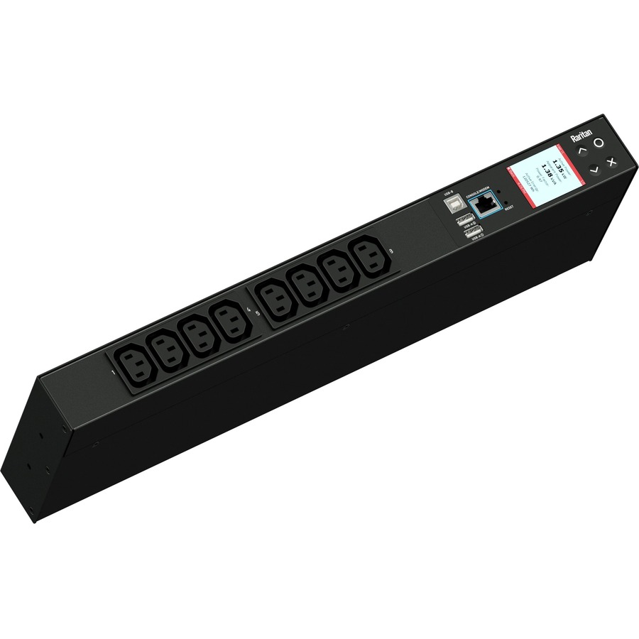1PH, 208V AC, 20A (16A RATED); 8 OUTLETS: 8X C13; PLUG: NEMA 6-20P (REAR FEED),