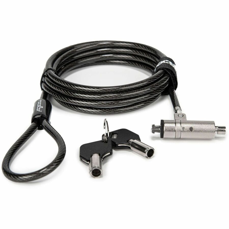 ROCBOLT C22 SLIM KEYED SECURITY CABLE LOCK-2 KEYS - MASTER KEYED - 6FT (1.8M) -