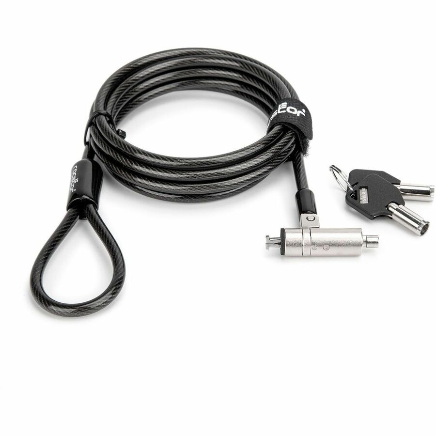 ROCBOLT N19 SLIM SECURITY CABLE WITH KEYED LOCK - SLIM LOCK HEAD FOR HP AND DELL