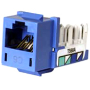 JACK, HXJ,CAT6,8POS,UNI A/B,BL