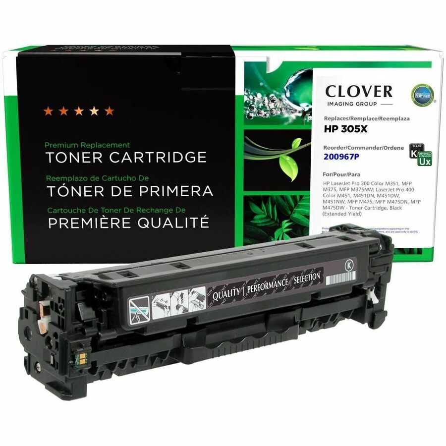 CLOVER IMAGING REMAN FOR HP CE410X(J) 305X BLACK JUMBO CARTRIDGE