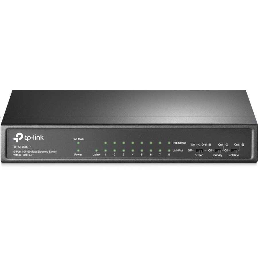 9-PORT 10/100MBPS DESKTOP SWITCH WITH 8-