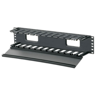 Panduit WMPF1E Horizontal Cable Manager, 2 RU | Front Only