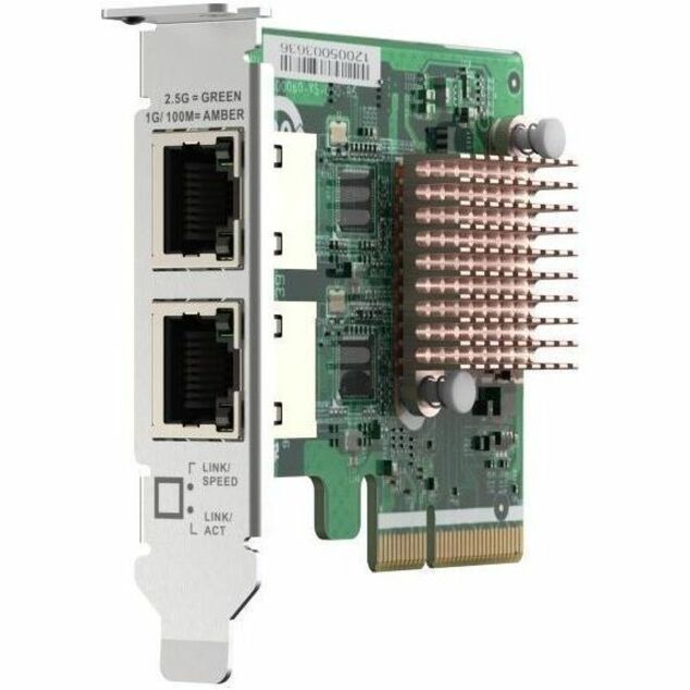 DUAL PORT 2.5GBE 4-SPEED NETWOR PC/SERVER OR NAS WITH A PCIE SLOT