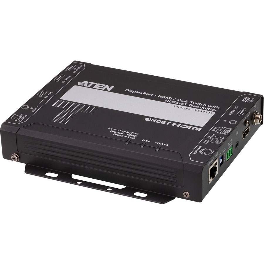 DISPLAYPORT / HDMI / VGA SWITCH WITH HDBASET TRANSMITTER