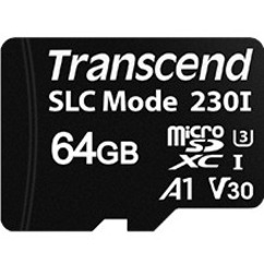 64GB MICROSD, SLC MODE, WIDE TEMP.