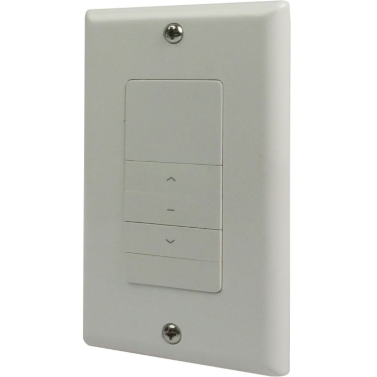 RF1CHANNELWALLSW,W/COVERPLATE 3X2 WHITE