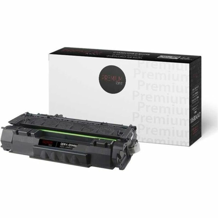 Premium Tone Toner Cartridge - Alternative for Hewlett Packard Q5949A / 49A - Black