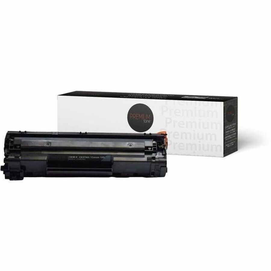 Premium Tone Toner Cartridge - Alternative for Canon 128 / Hewlett Packard CE278 - Black