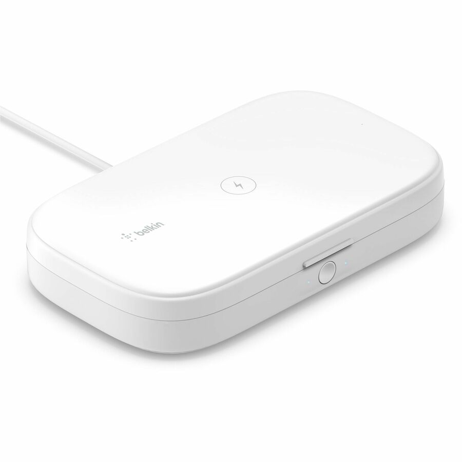 WIZ011TTWH - BOOSTCHARGE - UV SANITIZER + WIRELESS CHARGER - ELIMINATE UP TO 99.