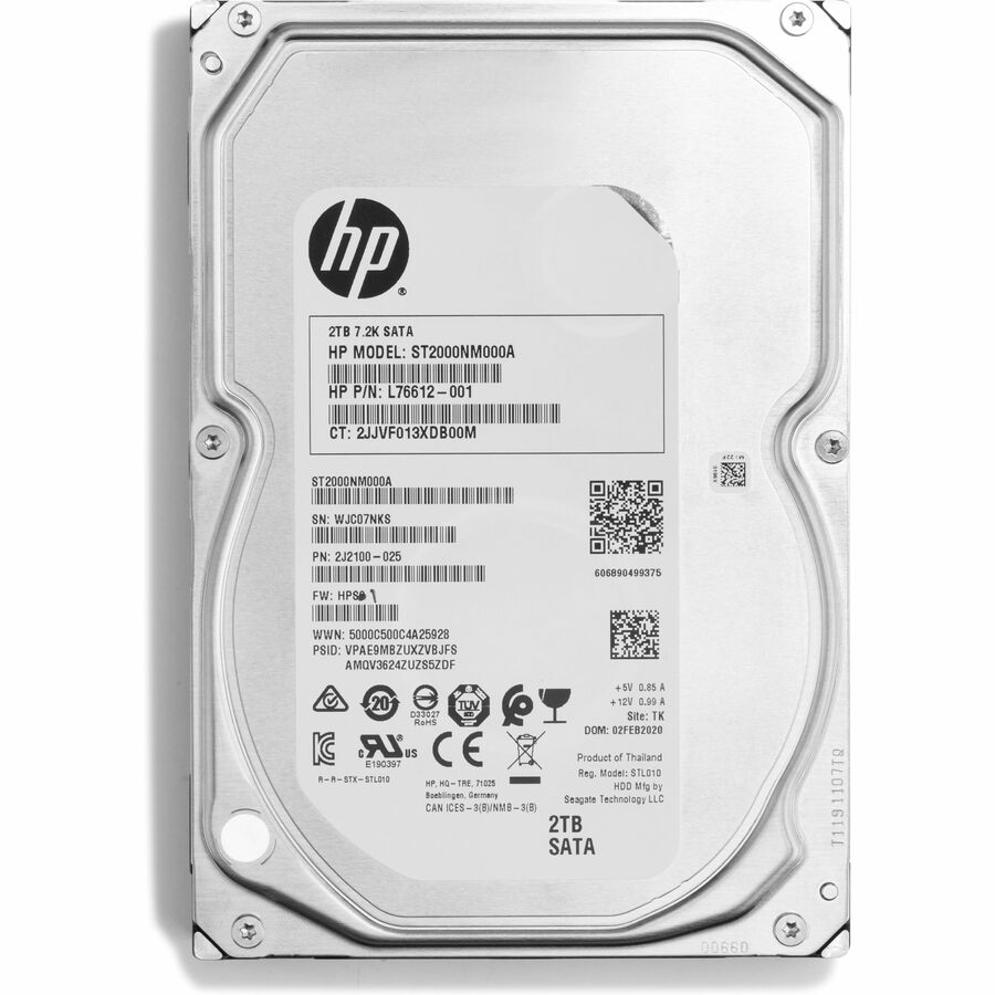 2TB 7200RPM SATA 3.5in Enterpr