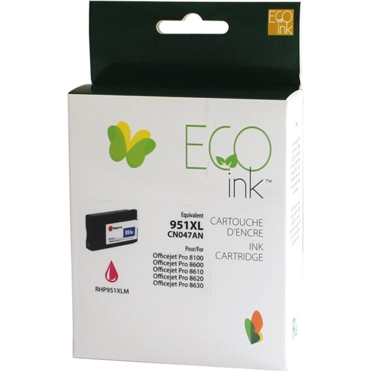 HP 951XL Magenta reman. EcoInk