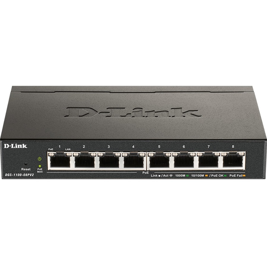 8-PORT 1G POE SMART MNGD  L2 8 PORT 1GIG SW 8 PORT POE 64W
