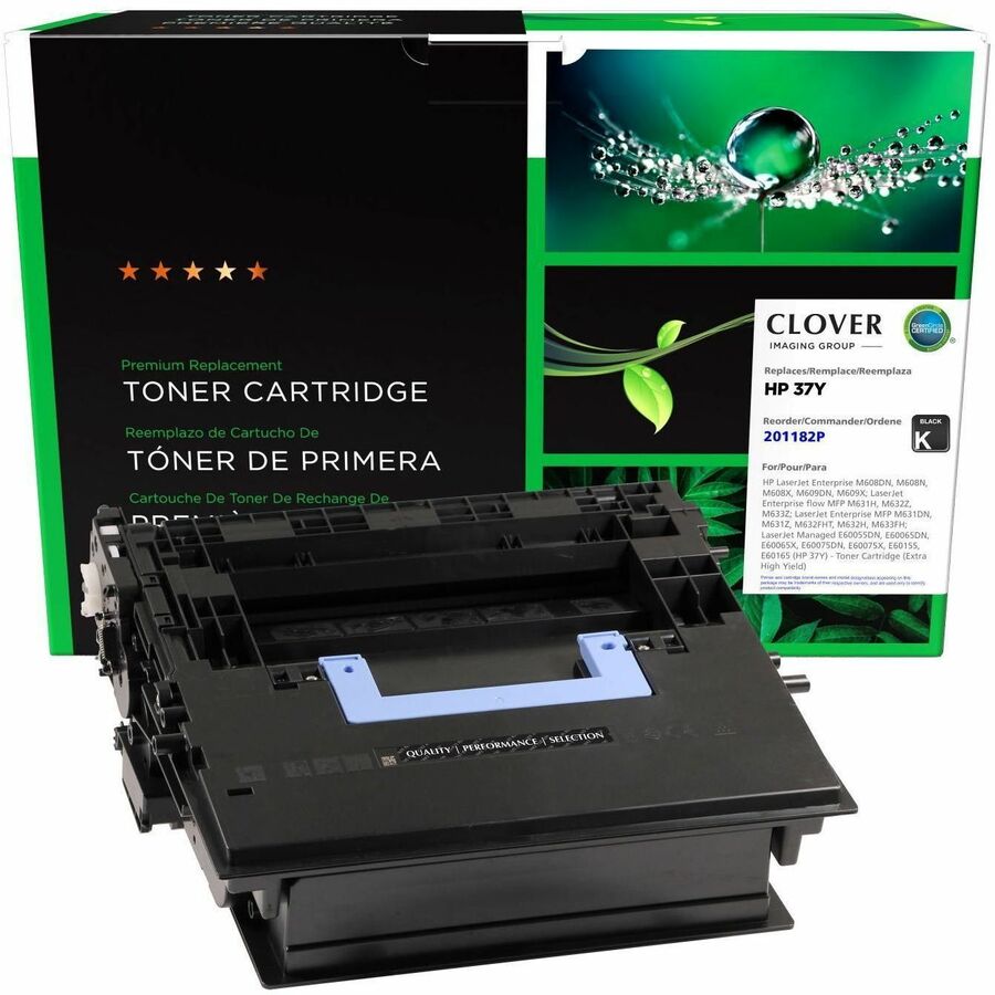 CLOVER IMAGING REMANUFACTURED HP 37Y CF237Y CF237YC EXTRA HIGH YIELD BLACK TONER