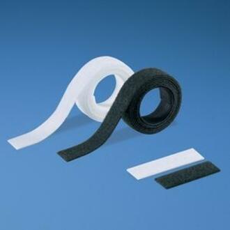 TAK-TY HOOK LOOP STRIP ROLL CBL TIE RED