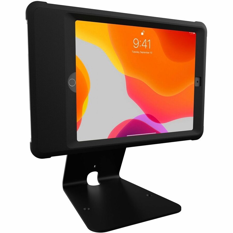 QUICK RELEASE SECURE TABLE KIOSK WITH WIRELESS INDUCTIVE CHARGING CASE - STURDY