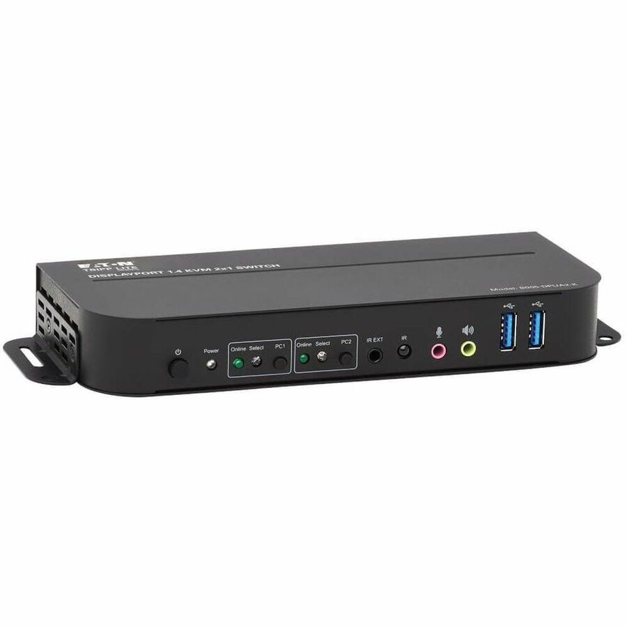 TRIPP LITE SERIES 2-PORT DISPLAYPORT/USB KVM SWITCH - 4K 60 HZ, HDR, HDCP 2.2, I