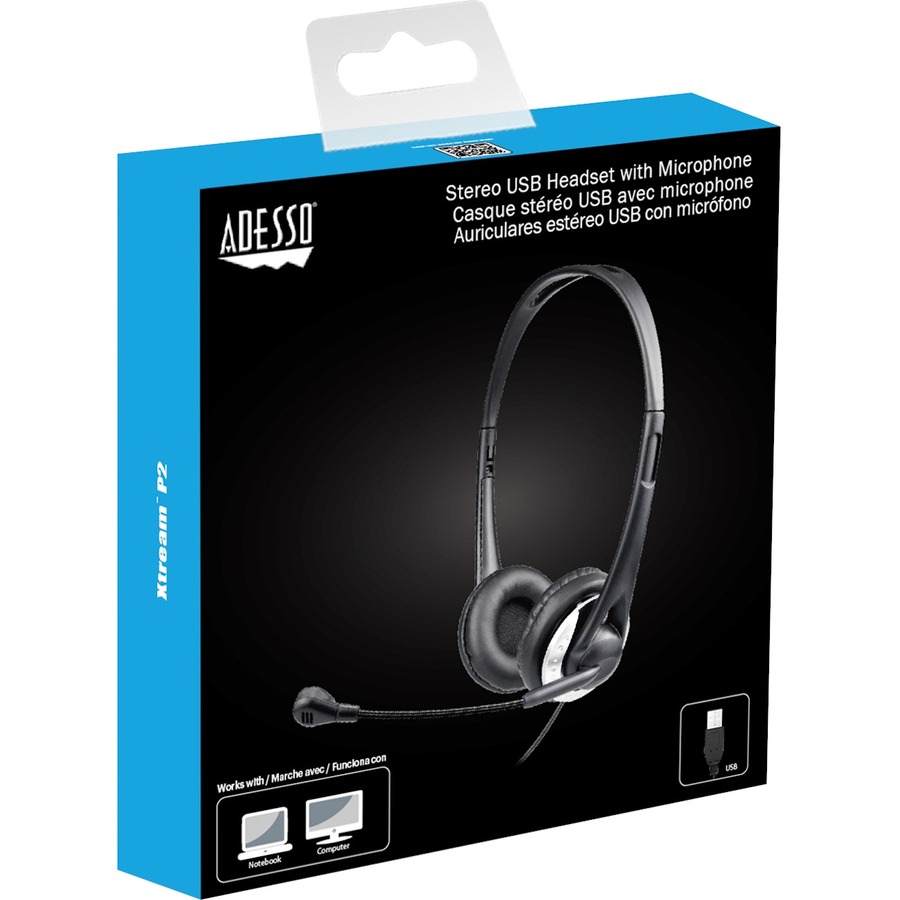Stereo Headset with Microphone