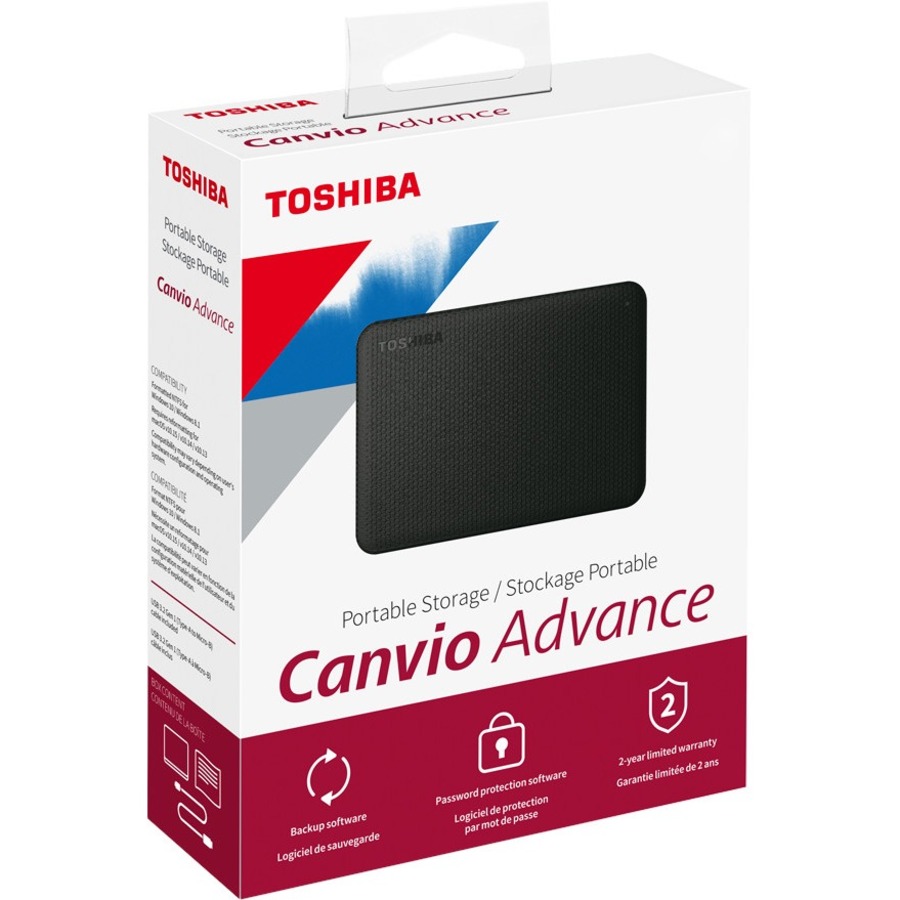 TOSHIBA CANVIO ADVANCE - 2TB - WHITE
