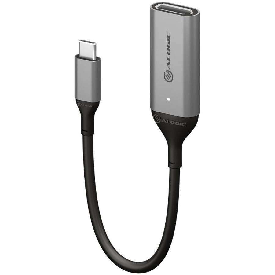 Alogic 15cm Ultra USB-C (Male) to Dp (Female) Adapter - 4k @
