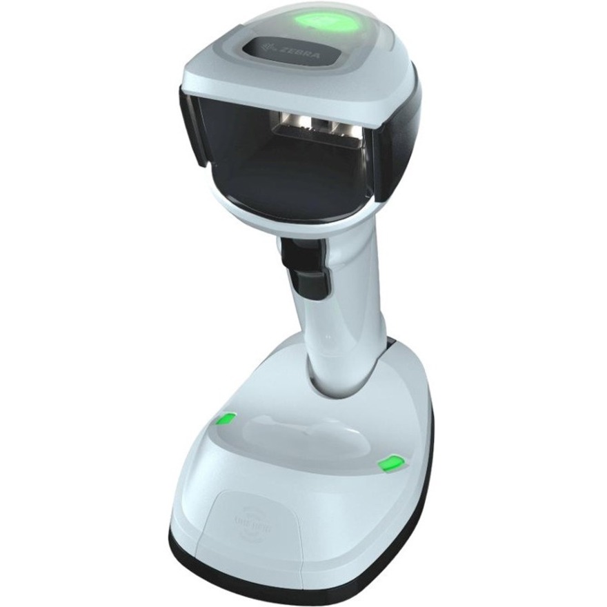 Ds9908: Presentation Area Imager, High Density, Corded, Rfid, White Illumination, Alpine White, 902-928 MHz H3