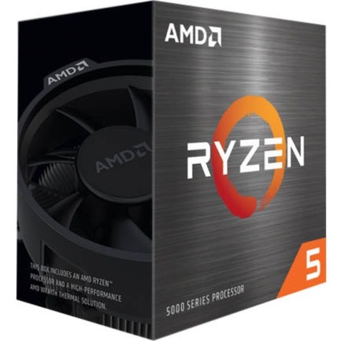 AMD Ryzen 5 5600X 6-Coeurs/12-Thread 7nm ZEN 3 | Socket AM4 3.7GHz base, 4.6GHz boost, 65W Wraith Stealth Ventilateur 100-100000065BOX
