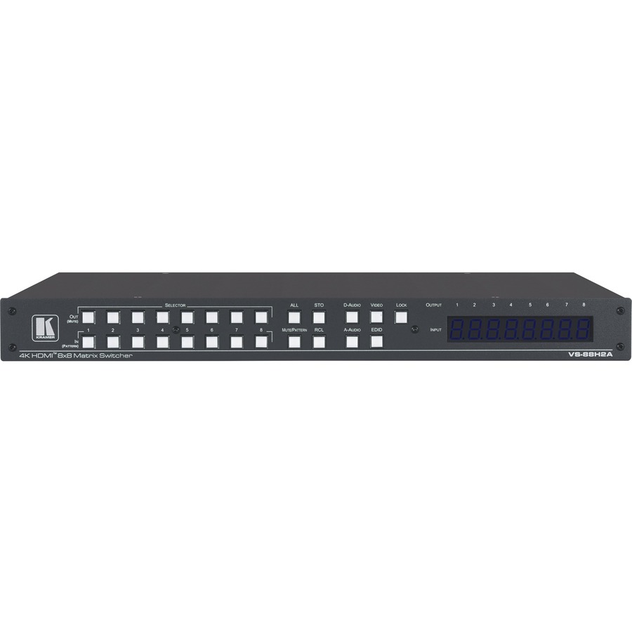 VS-88H2A IS A HIGH-QUALITY, 8X8 MATRIX SWITCHER FOR 4K@60HZ (4:4:4), HDR, HDMI S