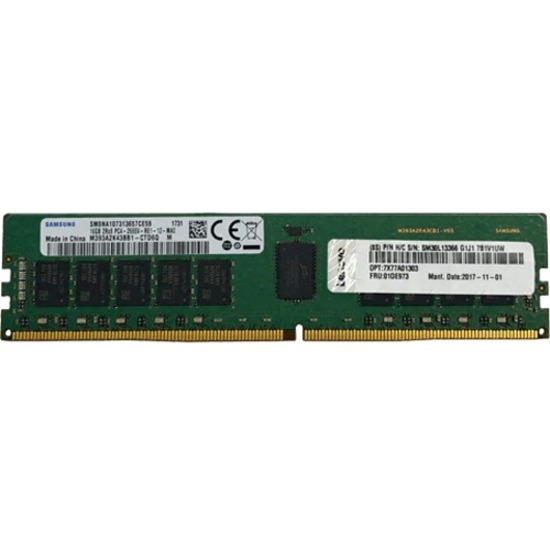 Lenovo 32GB TruDDR4 Memory Module - For Server - 32 GB - DDR4-3200/PC4-25600 TruDDR4 - 3200 MHz Dual-rank Memory - 1.20 V - Registered - 288-pin - DIMM