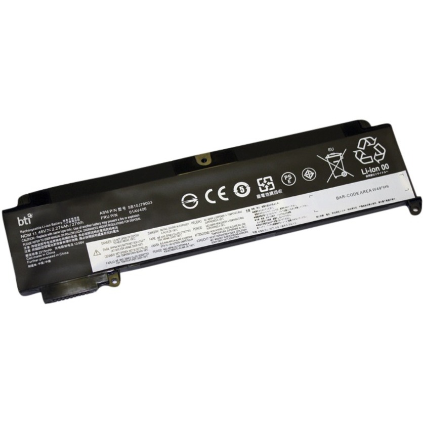 REPLACEMENT INTERNAL NOTEBOOK BATTERY FOR LENOVO THINKPAD T460S, T470S 01AV405,