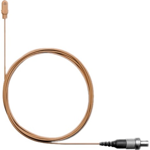 DL4 LAVALIER MICROPHONE, OMNIDIRECTIONAL, WATERPROOF, LEMO3 CONNECTOR, COCOA, IN
