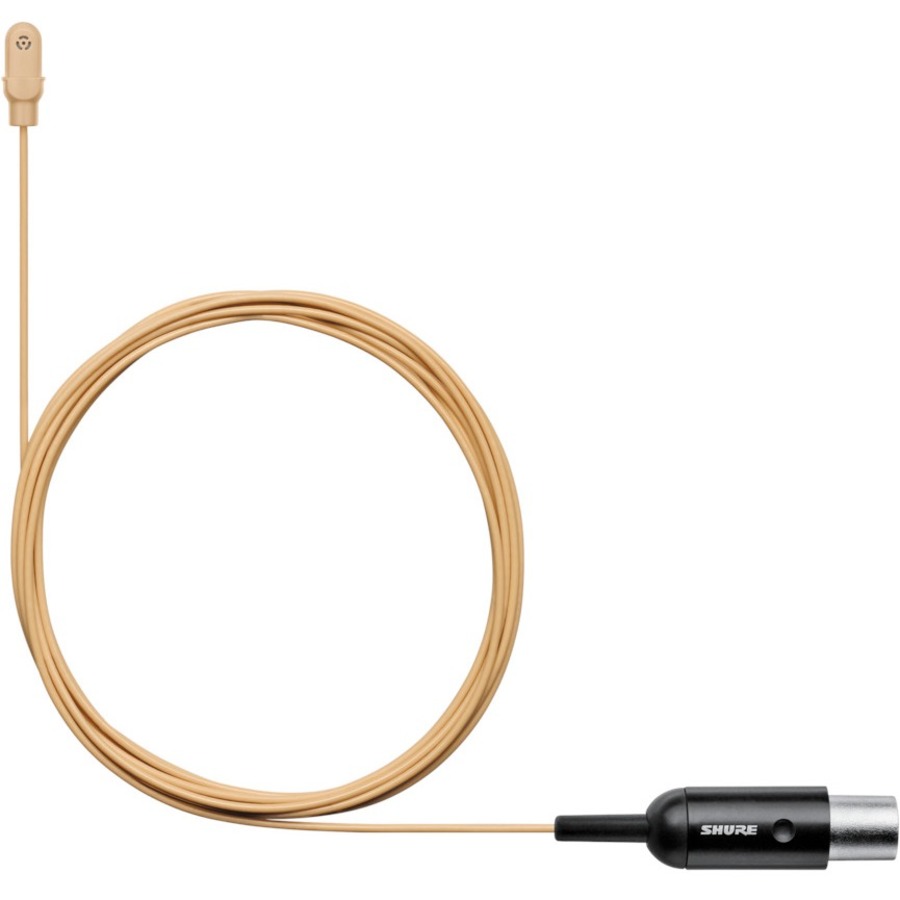 DL4 LAVALIER MICROPHONE, OMNIDIRECTIONAL, WATERPROOF, MTQG CONNECTOR, TAN, INCLU