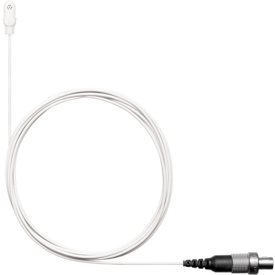 DL4 LAVALIER MICROPHONE, OMNIDIRECTIONAL, WATERPROOF, LEMO3 CONNECTOR, WHITE, IN