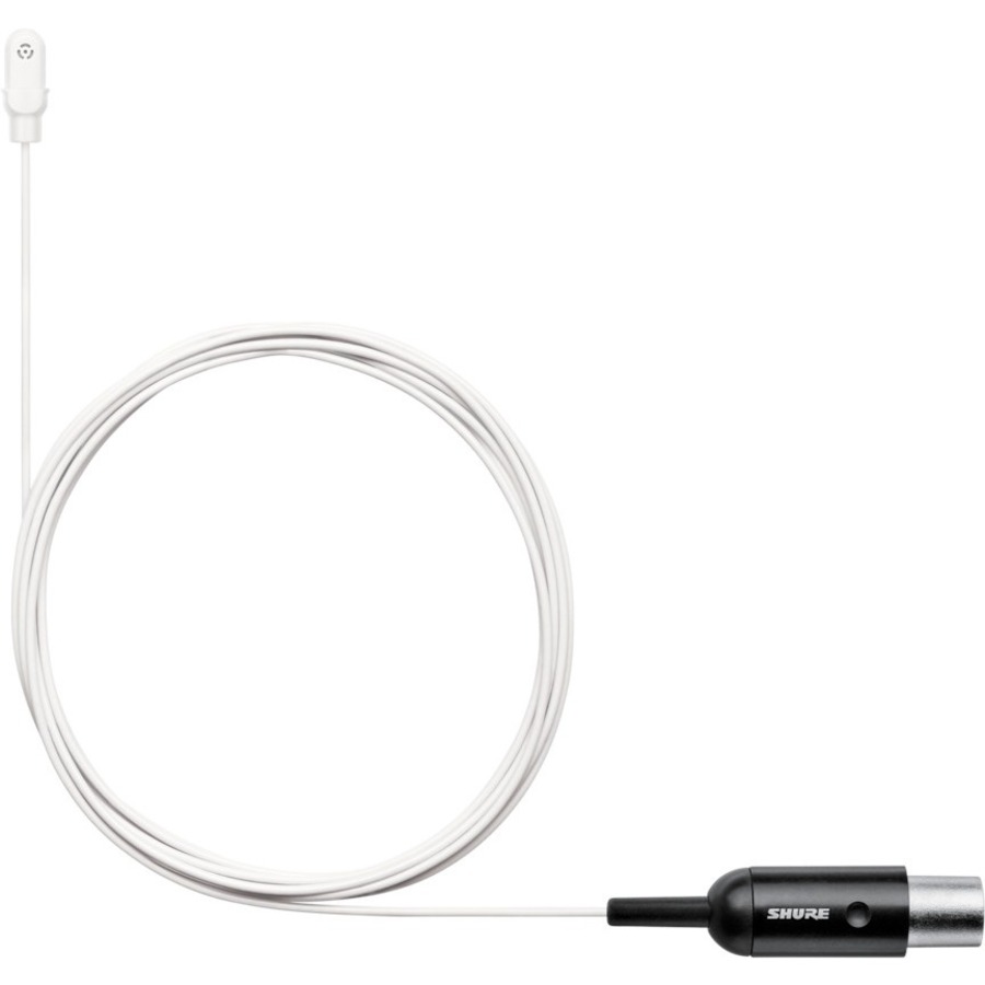 DL4 LAVALIER MICROPHONE, OMNIDIRECTIONAL, WATERPROOF, MTQG CONNECTOR, WHITE, INC