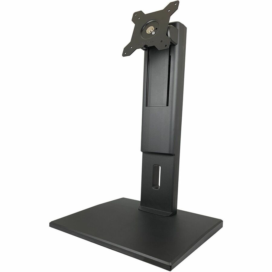 THE AMR1SH IS A HEIGHT ADJUSTABLE MONITOR STAND THAT SUPPORTS AN UP/DOWN RANGE O