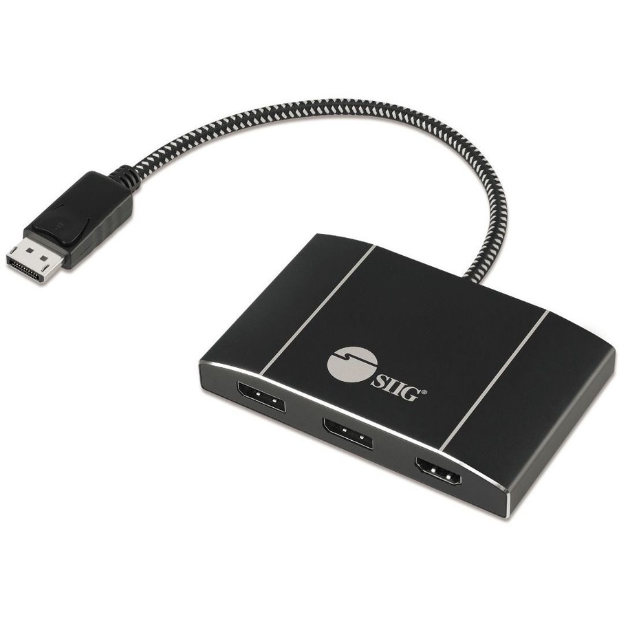 SIIG 4K DISPLAYPORT 1.4 TO DP & HDMI MST HUB (CE-DP0N11-S1)